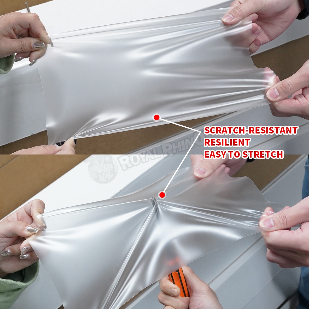 Car Accessories Unique - Adesivos Transparentes Foscos de TPU 152/60/30cm,