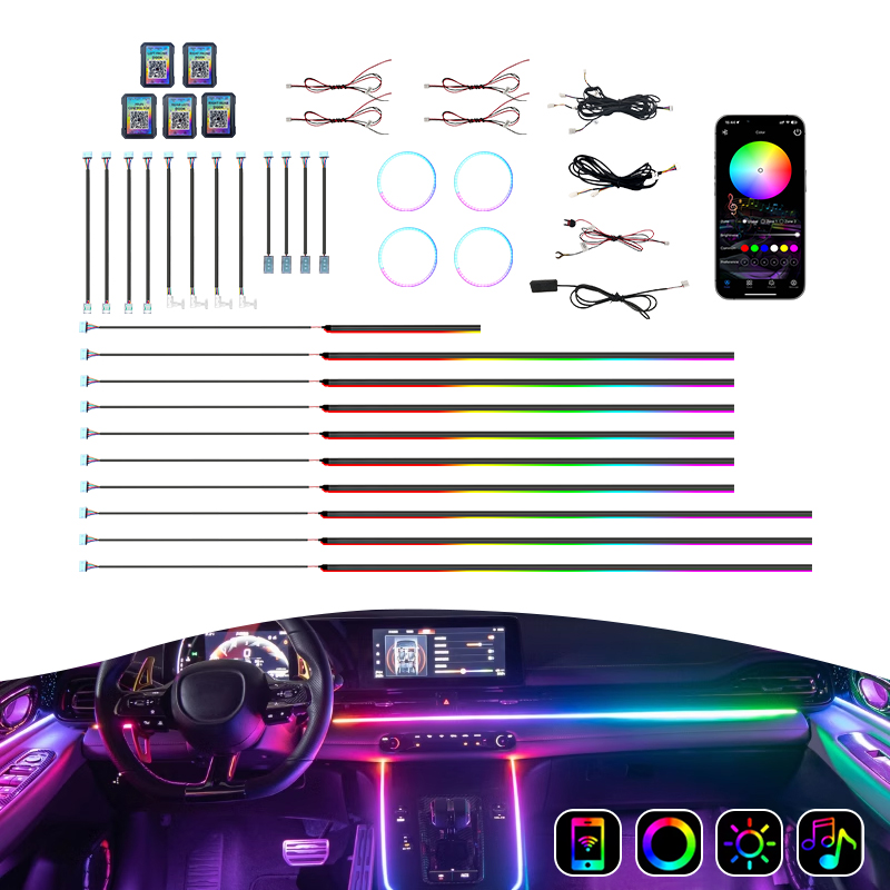 Led Interior Ambient Light - Kit de Luz Ambiente para Carro