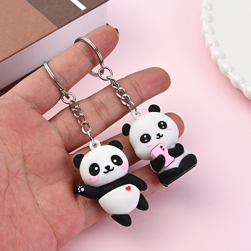 Chaveiro de Casal Panda em Est - Car Accessories Gift Ideas avaliação e preço