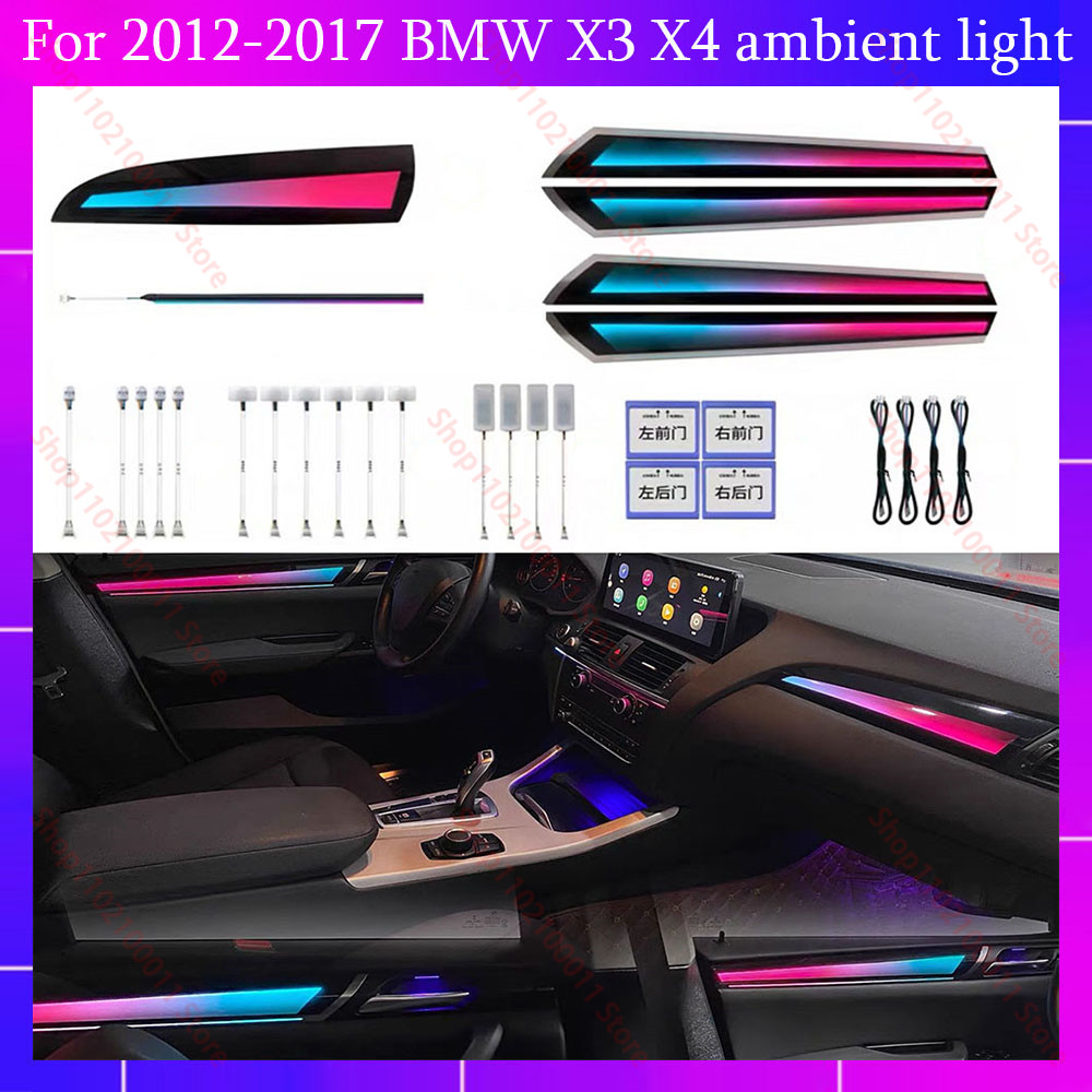 Para BMW X3/X4 F25/F26 (2012-2 - Led Interior Ambient Light avaliação e preço