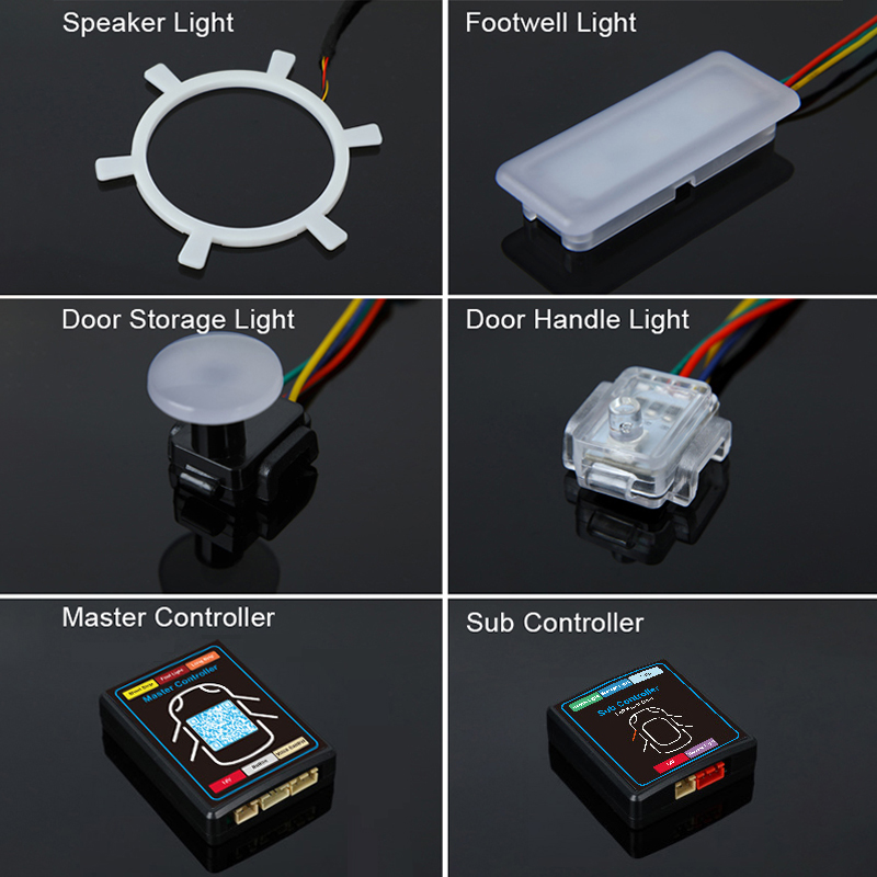 Kit de Luzes LED RGBIC para In - Led Interior Ambient Light avaliação e preço